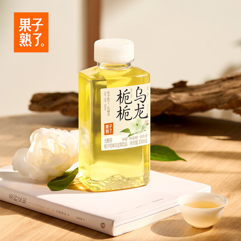 果子熟了无糖茶栀栀乌龙350ml图片