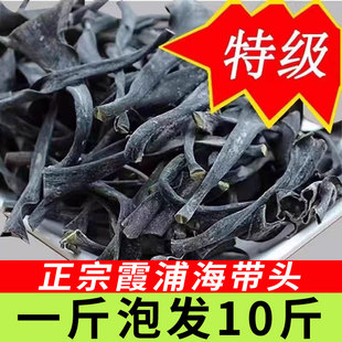 正宗福建霞浦特厚级海带头干货厚实软糯海带根海带海产品海带丝