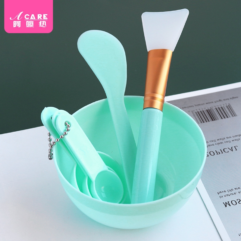 面膜刷B1PQ0-软硅胶头搅拌棒涂抹式脸部美容院便携刮刀抹刀扁头