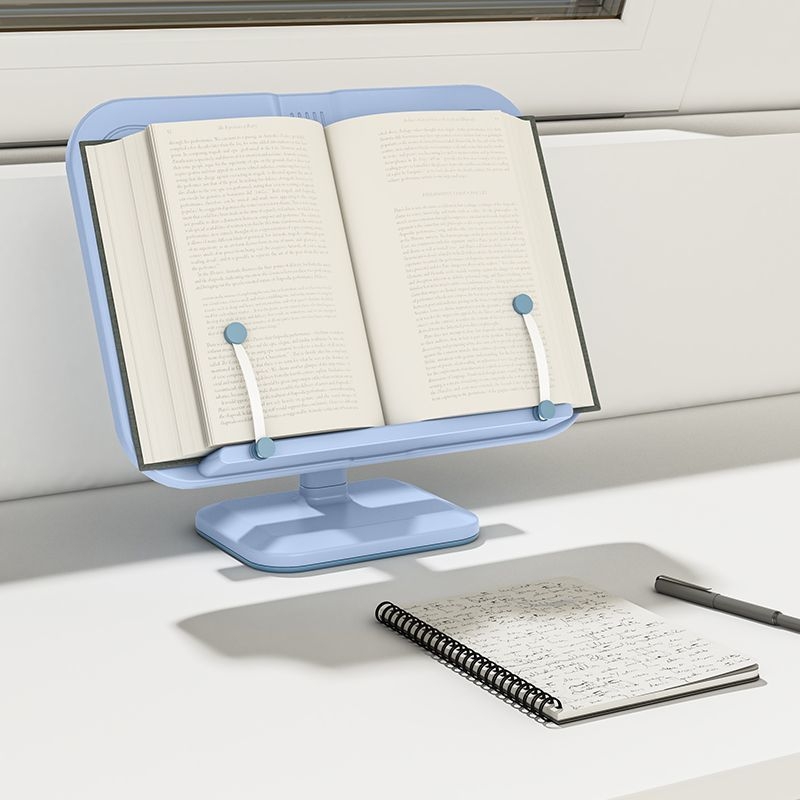 看书架阅读架学生儿童升降书架伸缩折叠读书架夹书挡书靠书神器