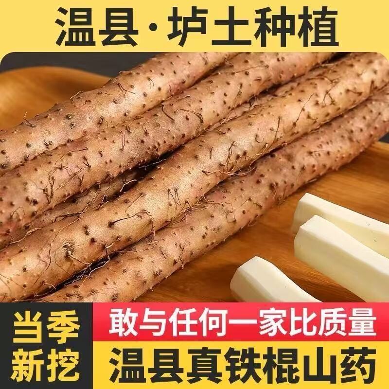 铁棍山药正宗怀山药河南焦作温县铁棍山药新鲜淮山药温县垆土当季