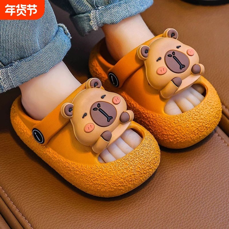 卡皮巴拉儿童拖鞋男童2025新款夏季洞洞鞋防滑女童凉鞋宝宝凉拖鞋,童鞋/婴儿鞋/亲子鞋,儿童凉拖鞋,淘宝优惠券,粉丝福利购,淘宝优惠卷