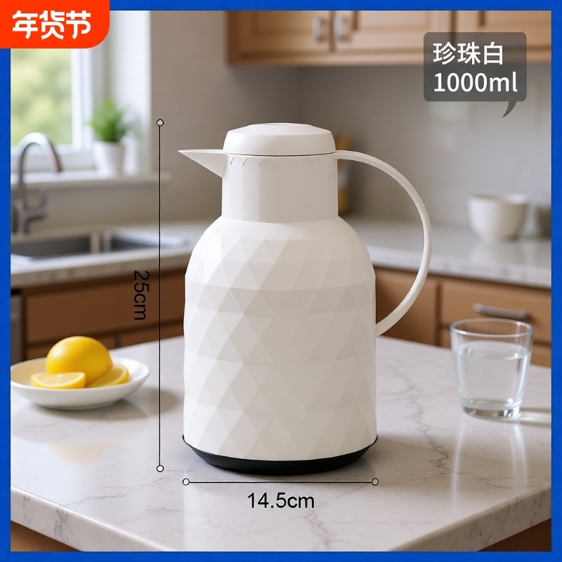 保温壶家用大容量保温水壶暖水壶玻璃内胆热水壶瓶宿舍茶瓶出水