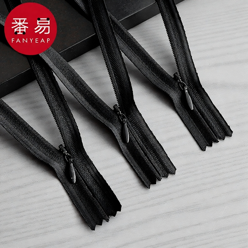 拉链BA1SQ0-衣服暗链长款拉链配件连衣裙被套抱枕拉锁裙子裤子