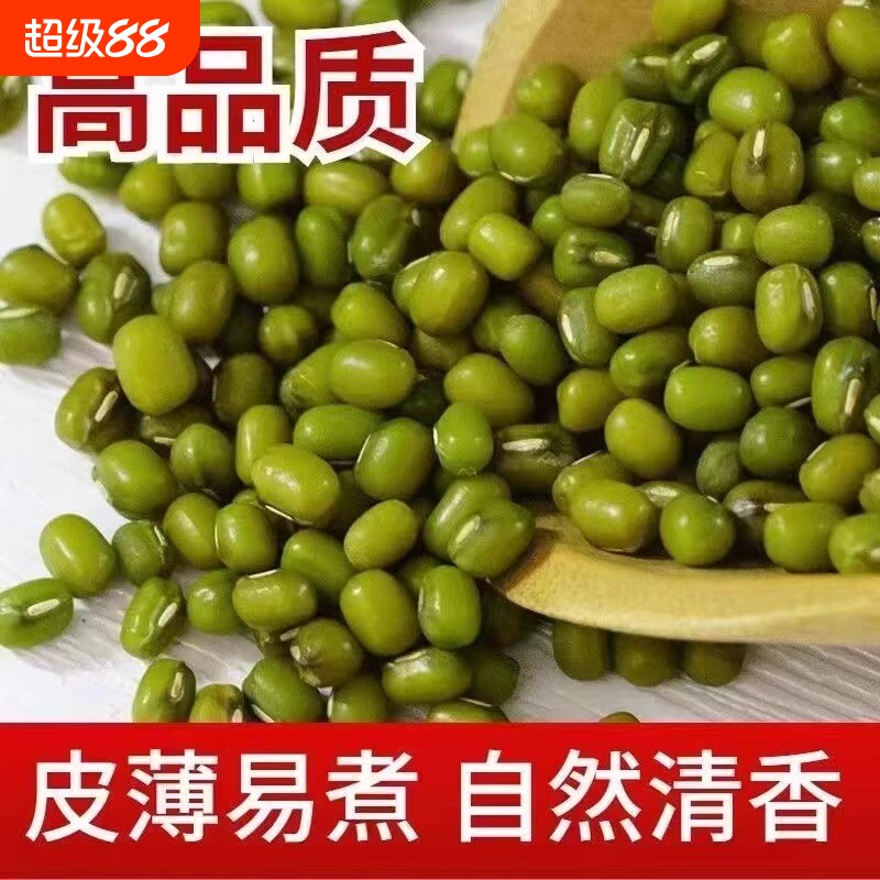 东北绿豆新货大500g新鲜农家豆绿煮绿豆汤发豆芽精选御品图片