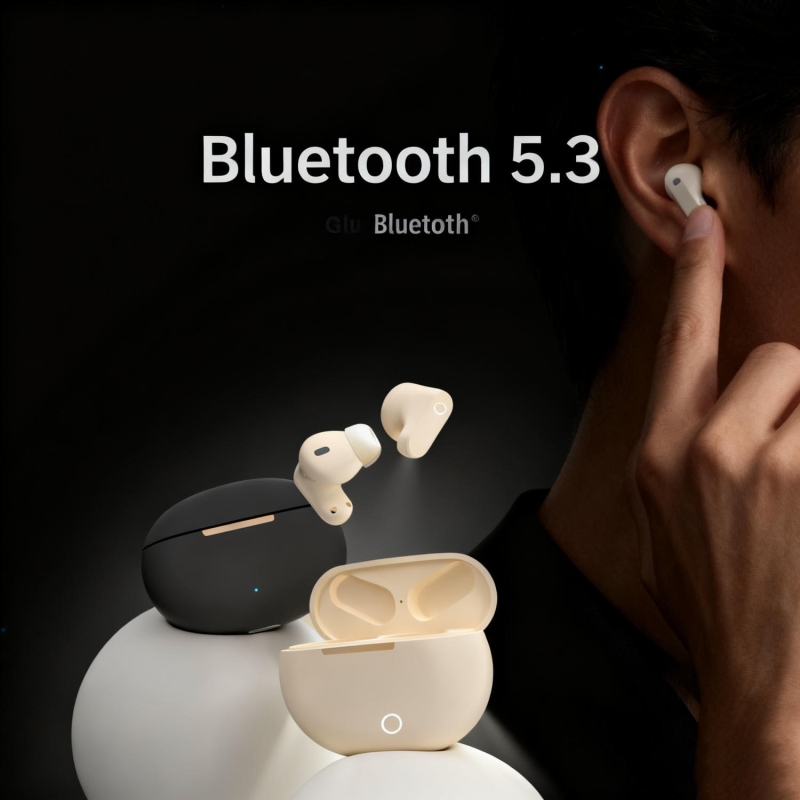 德国无线蓝牙耳机2025新款半入耳式深度降噪舒适佩戴运动长续航