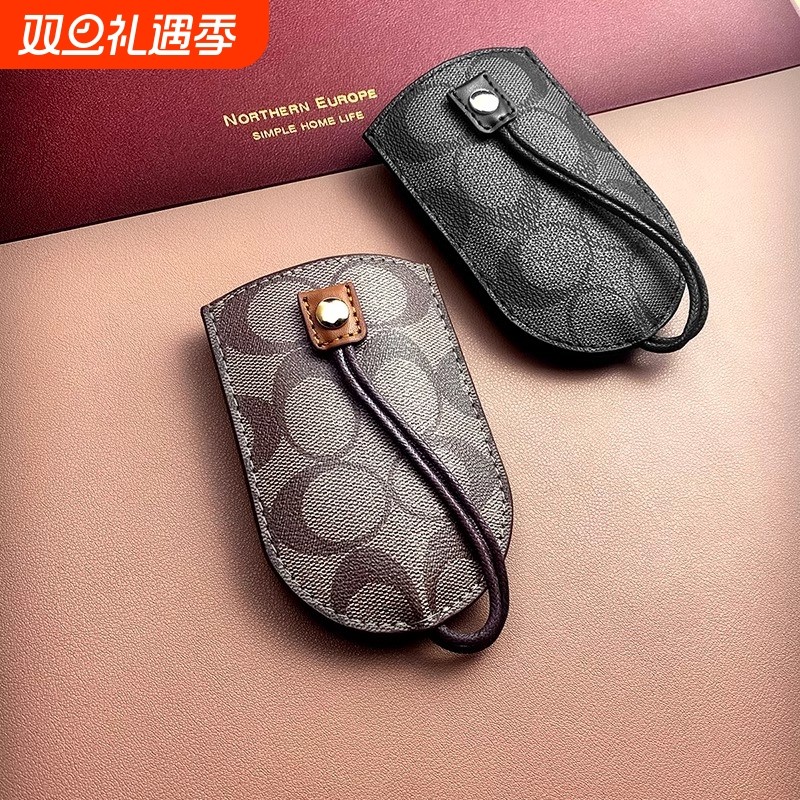 新款男女式多功能锁匙包时尚复古皮汽车钥匙包遥控收纳包钥匙挂扣