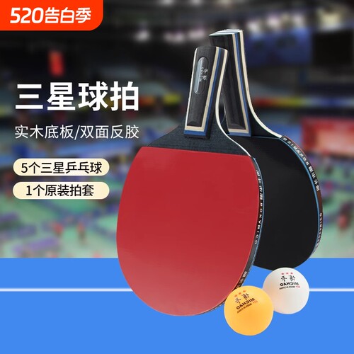 乒乓球拍高弹力反胶|千人加购