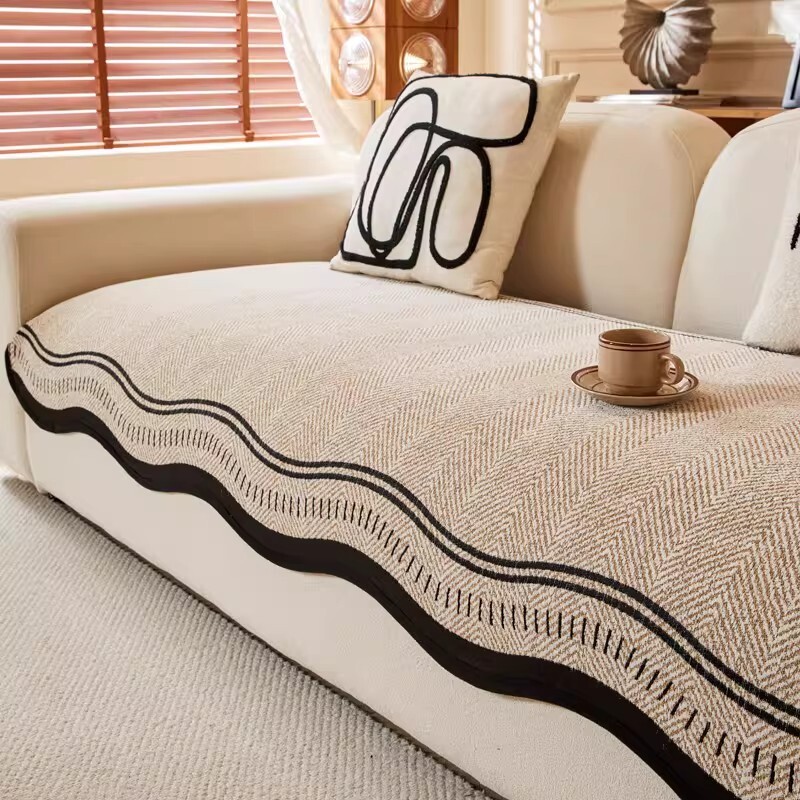 高级感皮沙发垫四季通用2026新款固定防滑冬季坐垫子盖布套罩防水