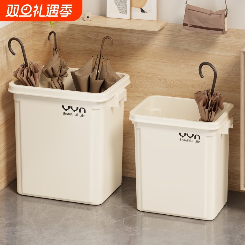 雨伞桶家用门口置物架商用放伞收纳桶入户玄关大容量多功能雨伞架