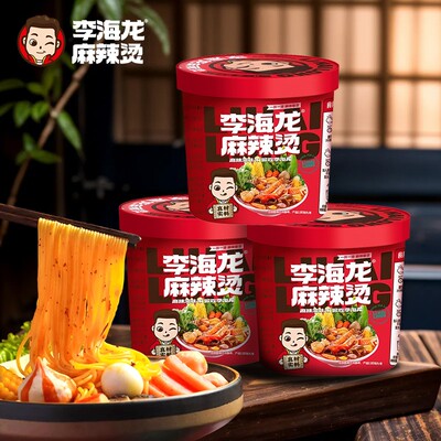 李海龙东北麻辣烫桶装冲泡版东北老式黏糊糊麻辣烫喝汤速食