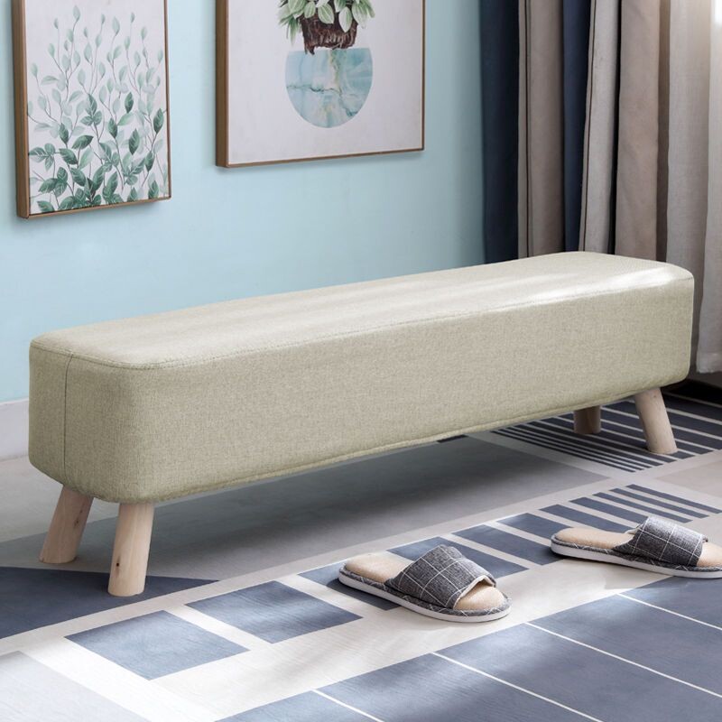 a实木换鞋凳家用现代小凳子长款沙发凳木质矮凳客厅小板凳休闲长