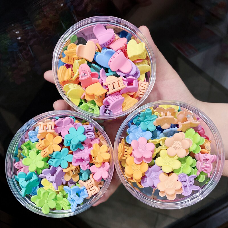 可爱婴儿童抓夹宝宝迷你小发抓发卡女童头花碎发夹子头饰发饰小花