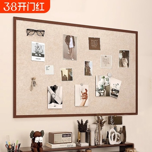 毛毡板照片墙背景板挂墙相片框展示板羊毛毡版墙贴软木板免打孔愿景板墙面装饰创意留言板氛围相框不伤墙温馨