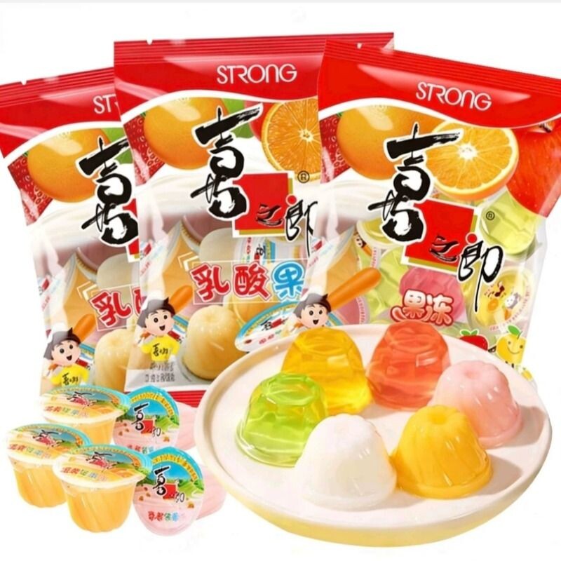 喜之郎什锦果冻箱果汁果肉乳酸出游儿童解馋办公室小零食批发