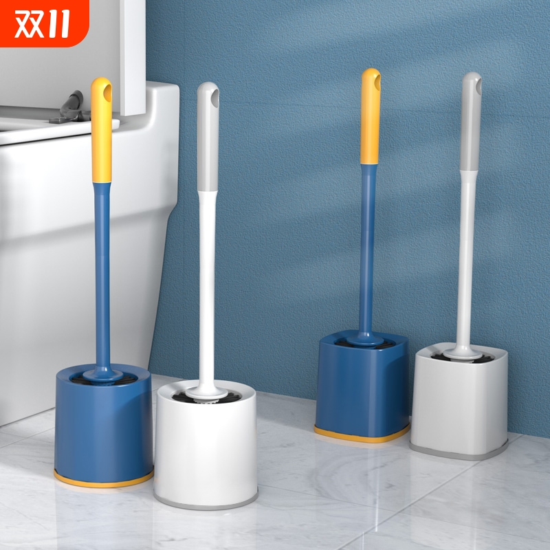 马桶刷无死角家用厕所刷子卫生间带底座长柄壁挂清洁套装2024新款