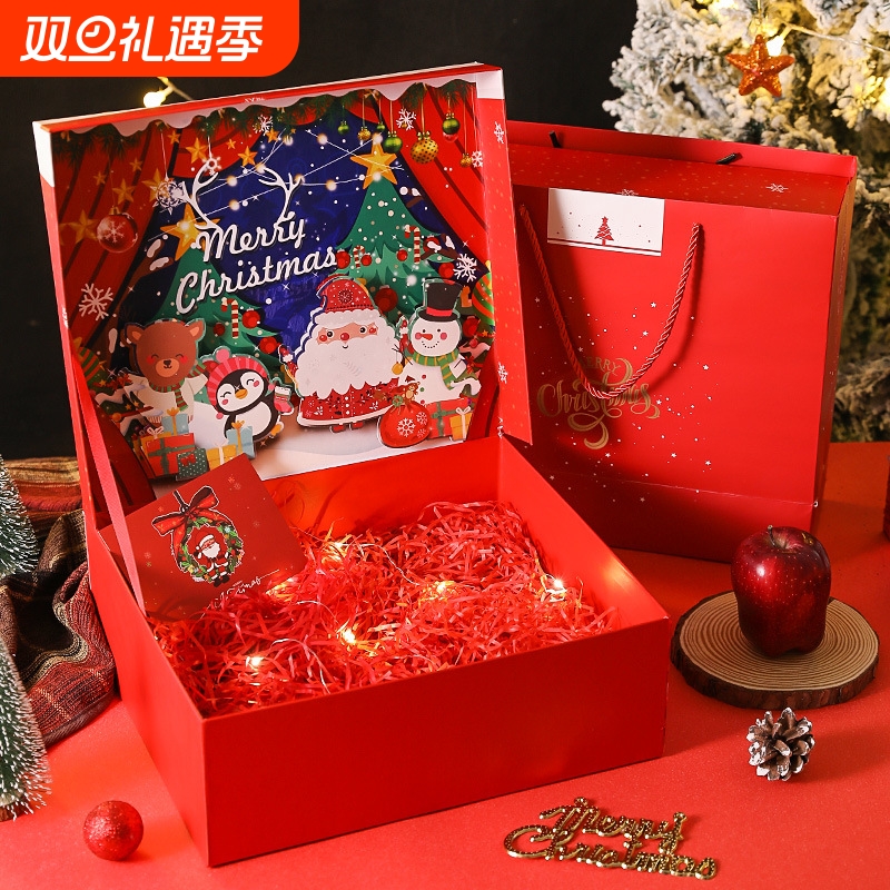 圣诞立体翻盖礼品盒13