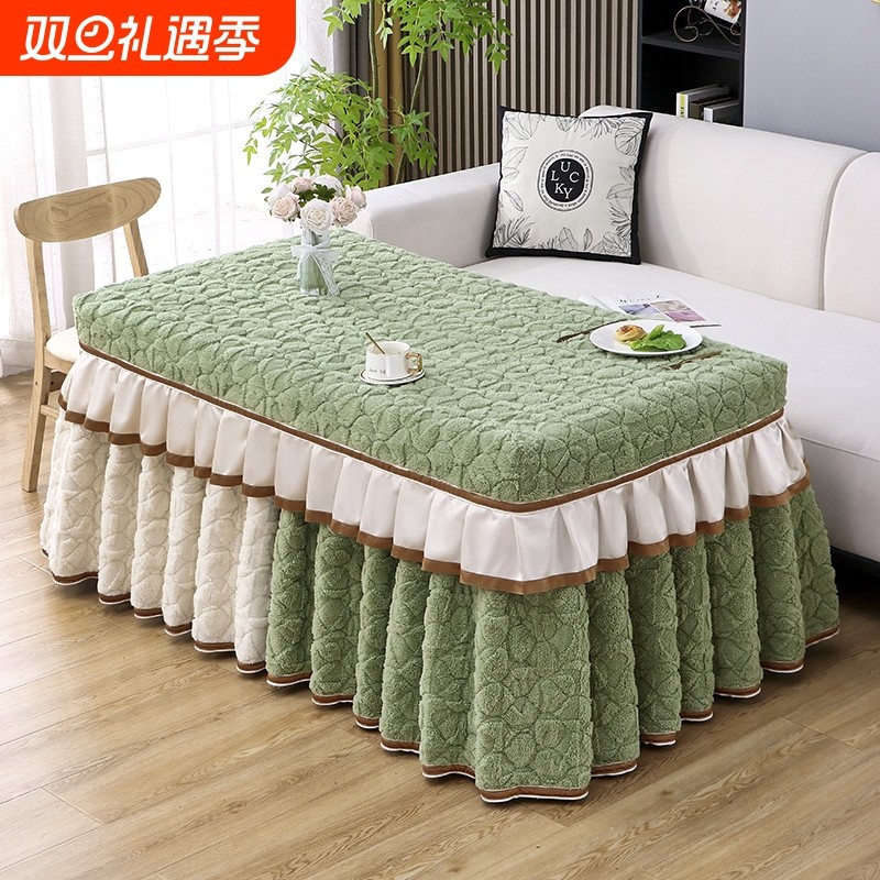 电炉罩烤火桌罩套电暖炉烤火冬季加厚桌套罩长方形麻将机桌子冬天