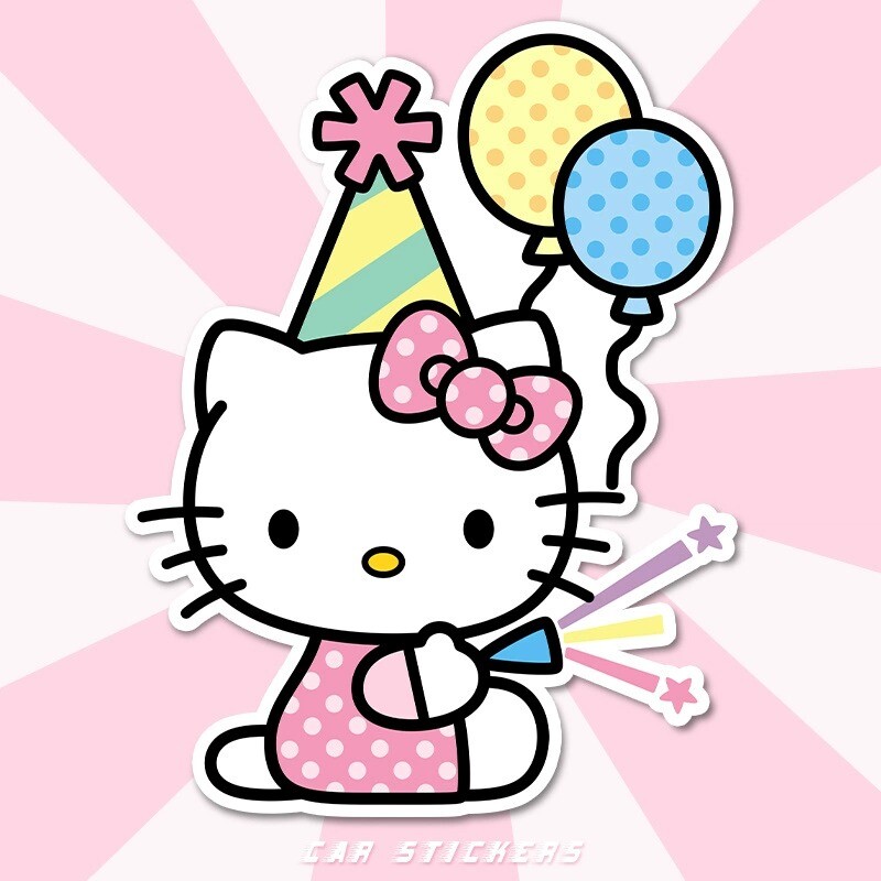 凯蒂猫Hellokitty创意卡通划痕遮挡贴汽车车门电动车装饰贴