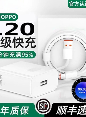 正品适用oppo快充充电器头findx8/7手机Reno5pro真我typec数据线超级Nove8头A58/2快充头充电线标准充电头