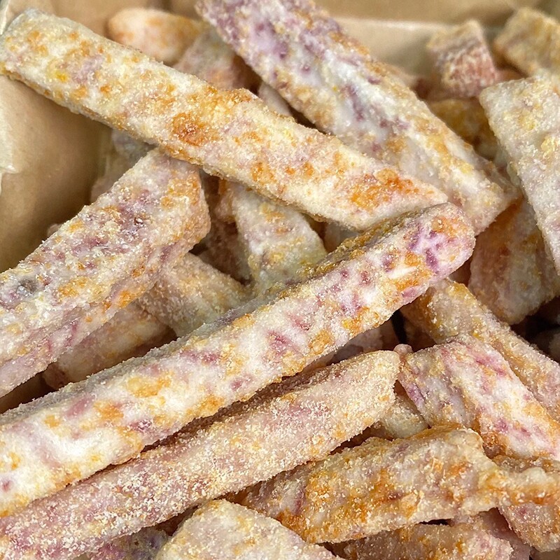 荔浦芋头条香芋片零食蟹黄味咸蛋黄香芋条芋头干非油炸健康好吃