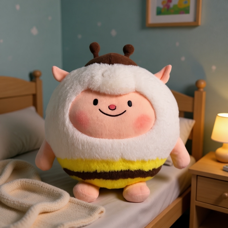 dongdong小羊蛋仔派对周边公仔毛绒玩具蜜蜂羊蜜抱枕送女生日礼物