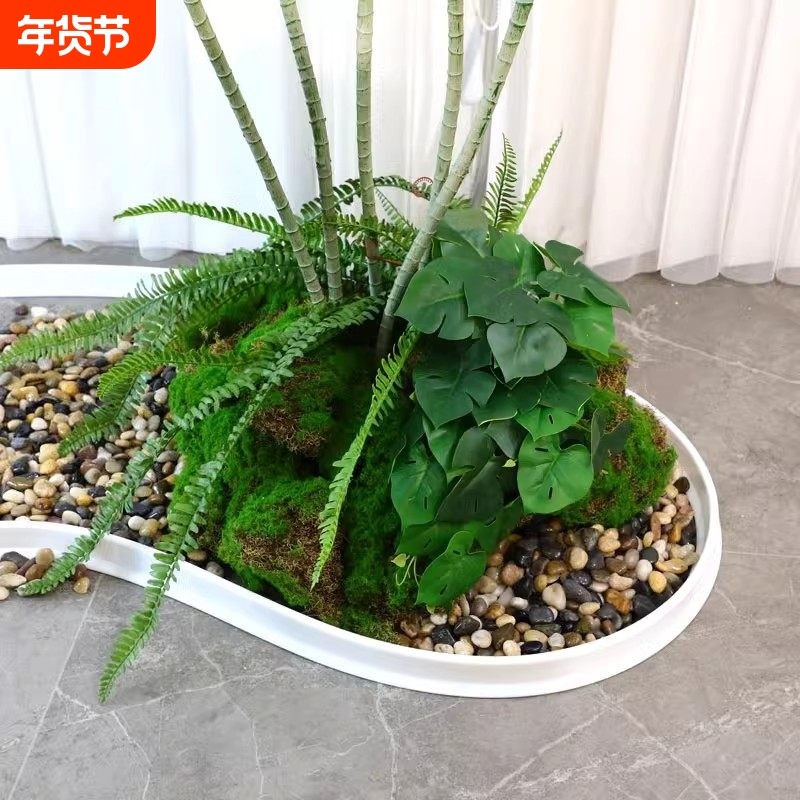 仿真植物造景硅胶围栏围条室内绿植围边围挡阳台遮挡线底座可造型,鲜花速递/花卉仿真/绿植园艺,仿真绿植,淘宝优惠券,粉丝福利购,淘宝优惠卷