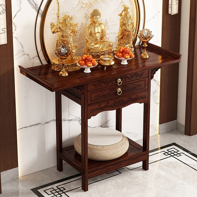 新中式实木供桌家用贡台佛桌佛台神台佛龛财神柜香火桌