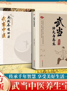 武当功夫与养生 武当传统功法动静双修 武术养生健体入门书籍传承千年中医智慧享受美好生活中医养生修身养性武当中医养生宝典