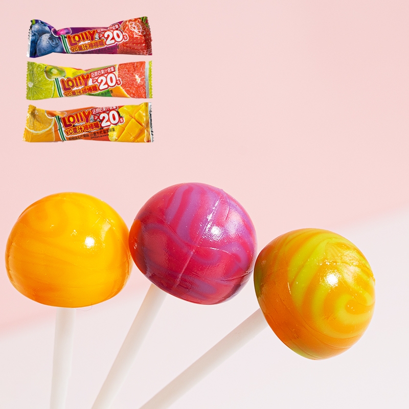 果汁棒棒糖德国风味高颜值水果味任选学生解馋果汁糖零食散装双11