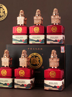 白水杜康蓝花瓷龙腾虎跃酒52度浓香礼盒装整箱6瓶酱香型传承珍品