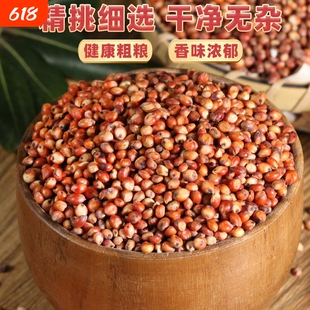 东红高粱酿酒酿醋梗五谷杂粮带皮未脱皮袋装带壳粗粮