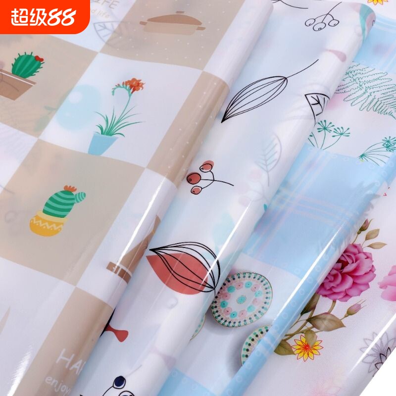塑料桌布防水防烫防油餐桌茶几书桌保护垫长方形免洗桌垫台布环保图片