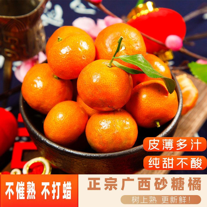 京东发货正宗广西砂糖橘新鲜水果当季现摘蜜桔金秋沙糖桔橘子整箱,水产肉类/新鲜蔬果/熟食,桔子,淘宝优惠券,粉丝福利购,淘宝优惠卷