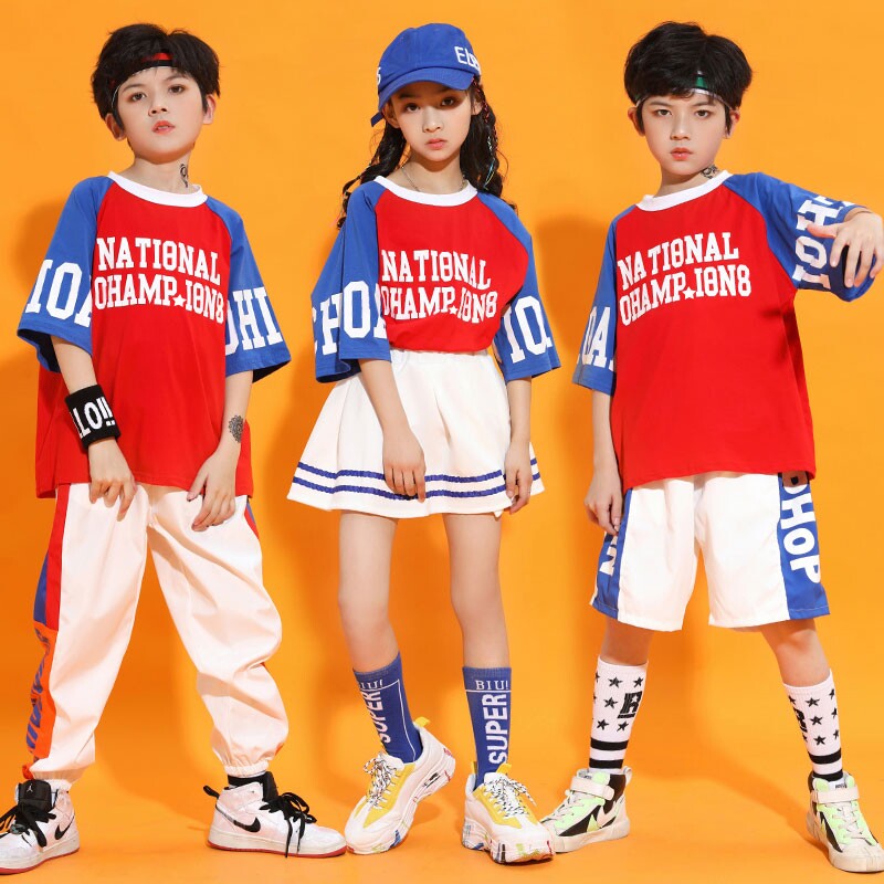 小学生运动会服装拉拉队啦啦操服装幼儿园爵士舞班服开幕式服装