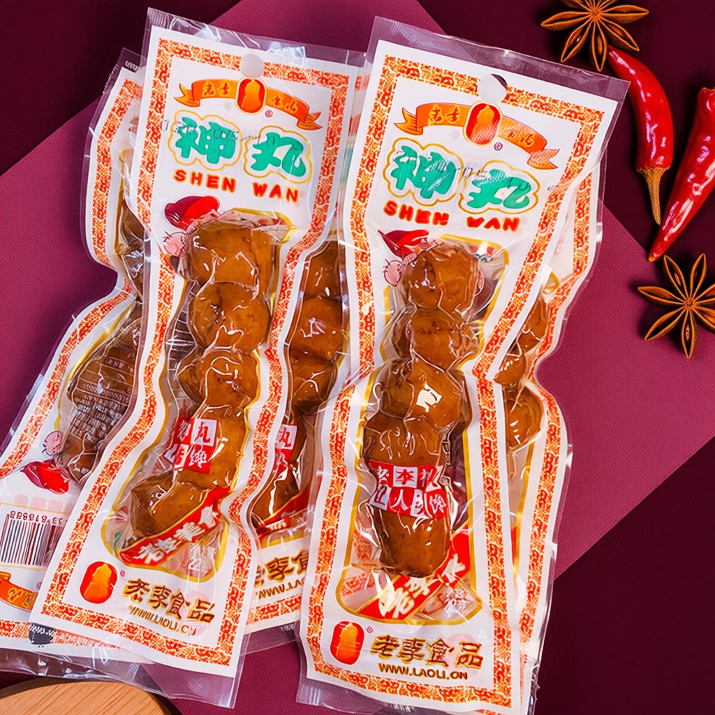 老李神丸22g温州特产休闲卤味图片