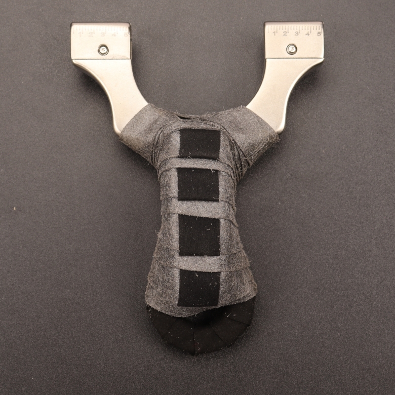 不锈钢左岸弹弓成年人专用比赛精准扁橡皮筋快压弹弓