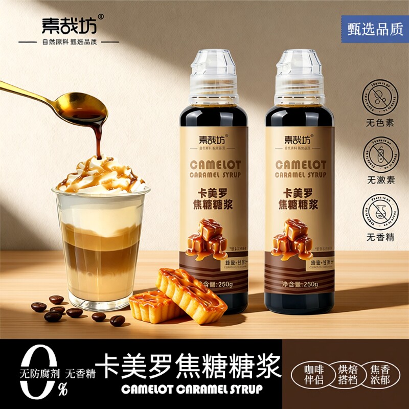 卡美罗焦糖糖浆咖啡冰淇淋专用图片