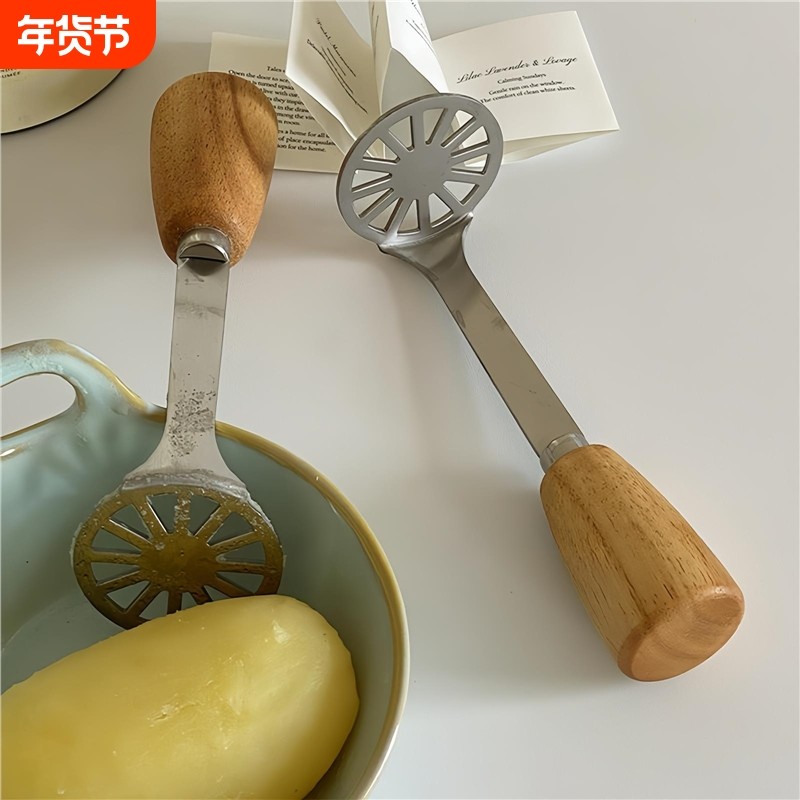 新款土豆泥压泥器不锈钢压鸡蛋碾压捣碎神器家用婴儿宝宝副食品工,厨房/烹饪用具,手用捣泥器,淘宝优惠券,粉丝福利购,淘宝优惠卷