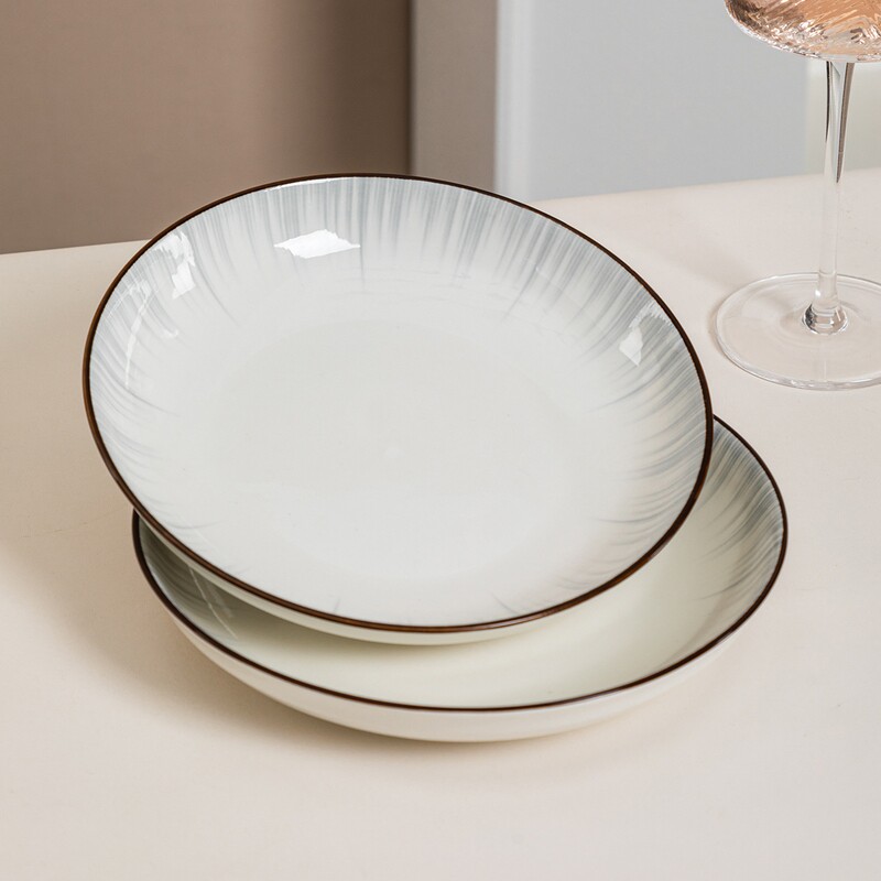 陶瓷盘子家用2026新款新中式风碗精致漂亮餐具独特漂亮碗盘碗碟