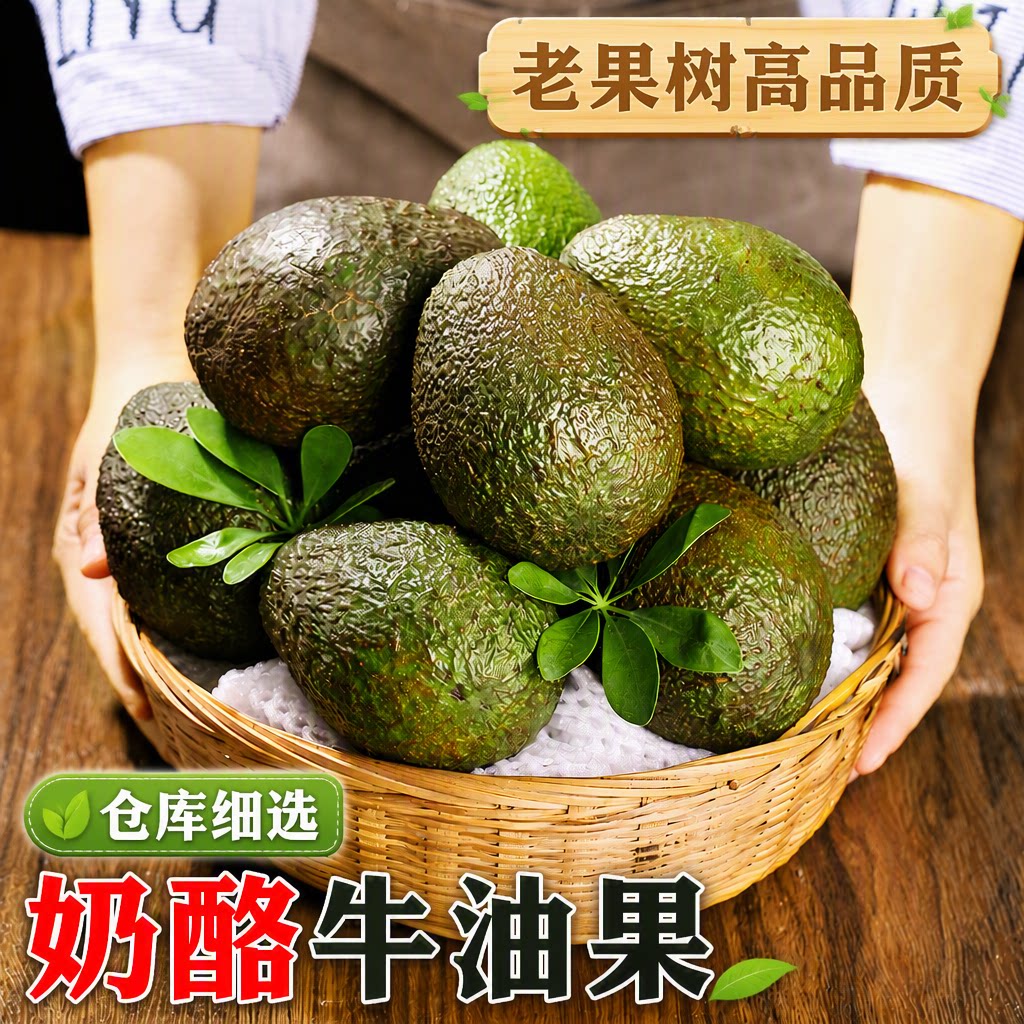 哈斯牛油果云南新鲜应季水果非进口孕妇可食一级鳄梨宝宝辅食包邮