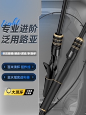 Дорожные суб -полюсный 路亚竿全套远投野钓鲈鱼翘嘴不鳜路亚杆大导环路滑竿正品纺车轮