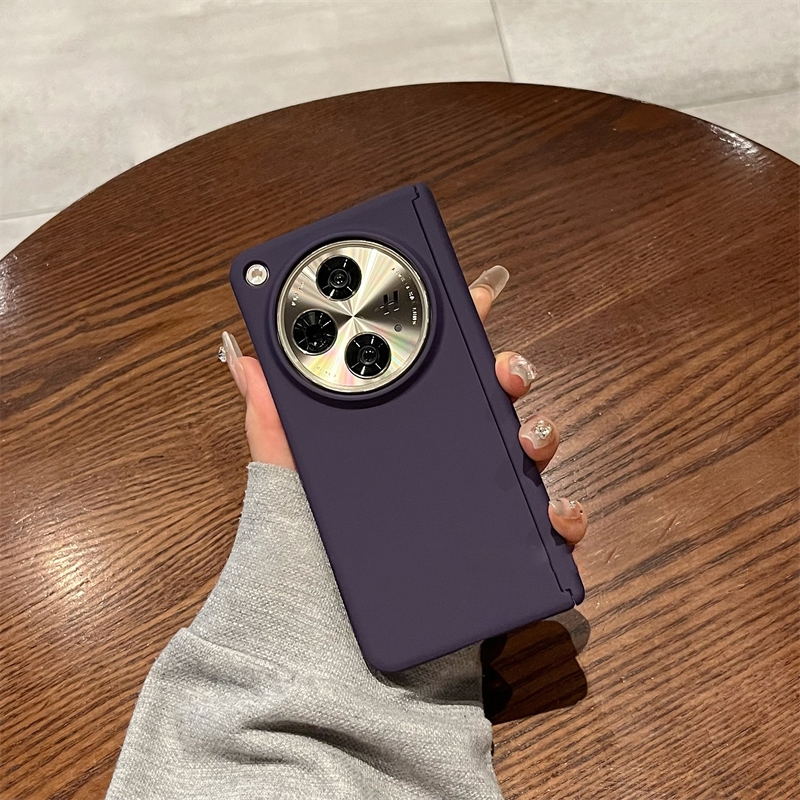 适用oppofindn3手机壳折叠屏男女新款OPPO Find N5纯色磨砂肤感铰链全包防摔时尚小清新轻薄中轴磁吸保护套硬