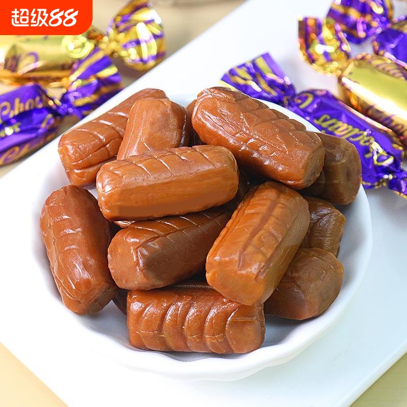 太妃糖经典原味榛仁巧克力味夹心糖果婚礼喜糖儿童网红糖果