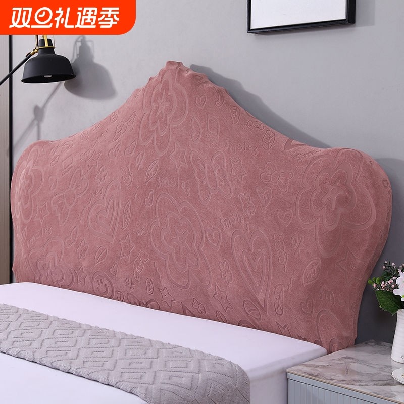 全包万能床头套罩布艺套欧式加大床头套弹力不规则靠垫保护防尘罩