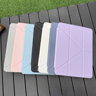 2025新款 3Y折ipadpro保护壳透明air7保护套a16适用苹果11寸197平板防弯摔9第11代10带笔槽A2602mini6全包十m5