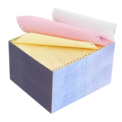 针式三联二等分打印纸电脑二联四联五联六联三等分出库单入库单发票送货清单241-3联4联5联2联撕边一联一等分