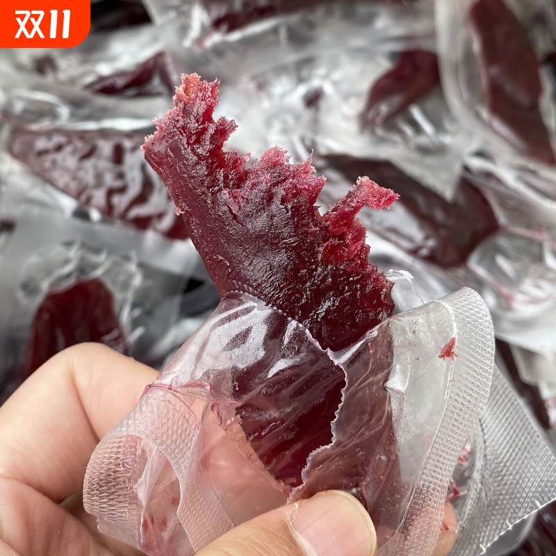 厂家直销500g紫薯干红薯干倒蒸地瓜干软糯紫带皮小香薯干