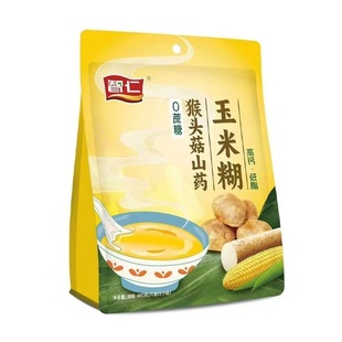 智仁猴头菇山药玉米糊600g营养健康0蔗糖低脂代餐饱腹独立小包