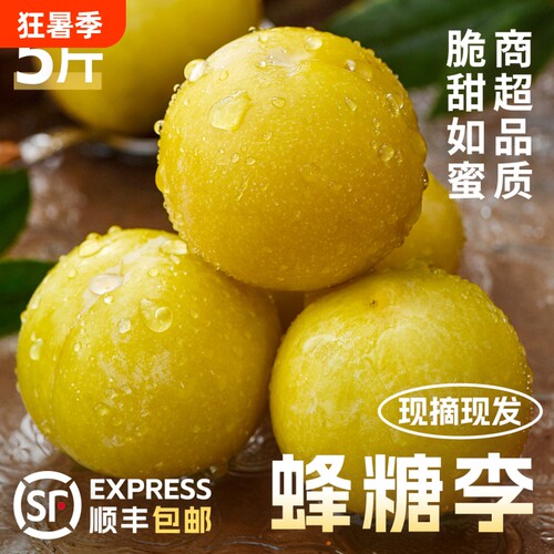 正宗蜂糖李5斤蜂蜜李新鲜当季